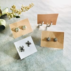 LP Sterling Silver 925 Stud Earrings One Pair | Only Frogs Available